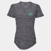 Women's Mèlange Tech V-Neck T-Shirt Thumbnail